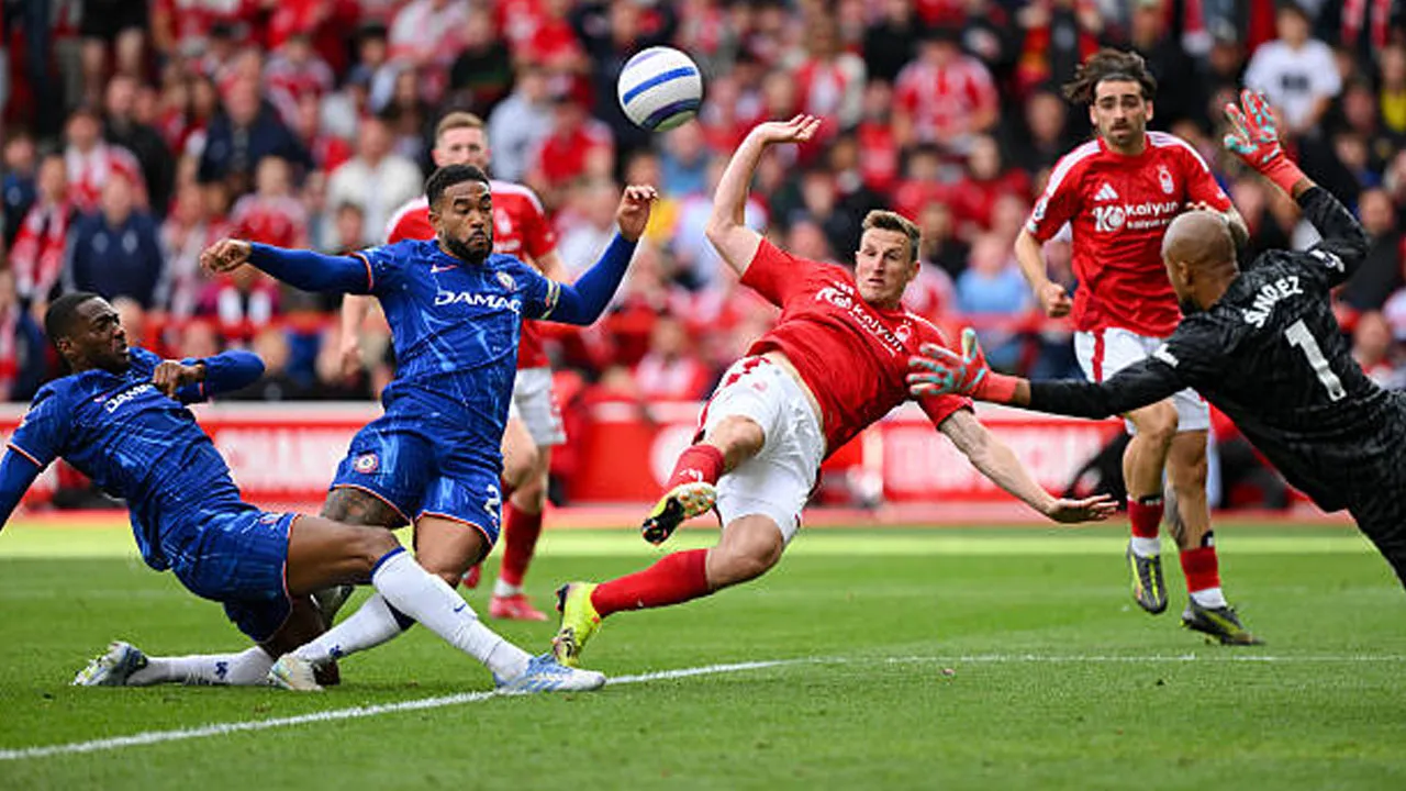 Nottingham Forest vs Chelsea via gettyimages