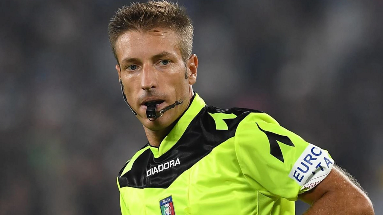 Wasit Davide Massa Ditunjuk Memimpin Laga AS Roma vs Inter Milan