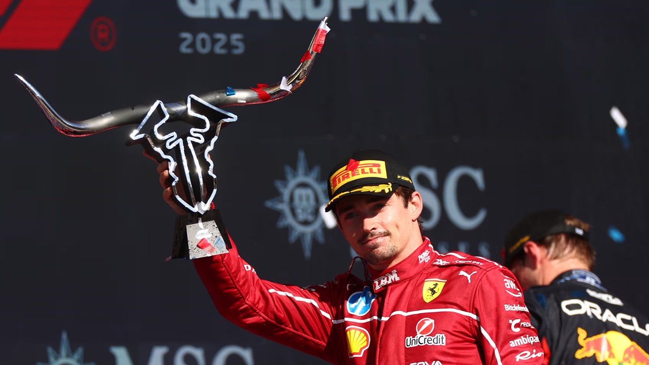 Charles Leclerc Senang Bisa Naik Podium di GP Amerika Serikat
