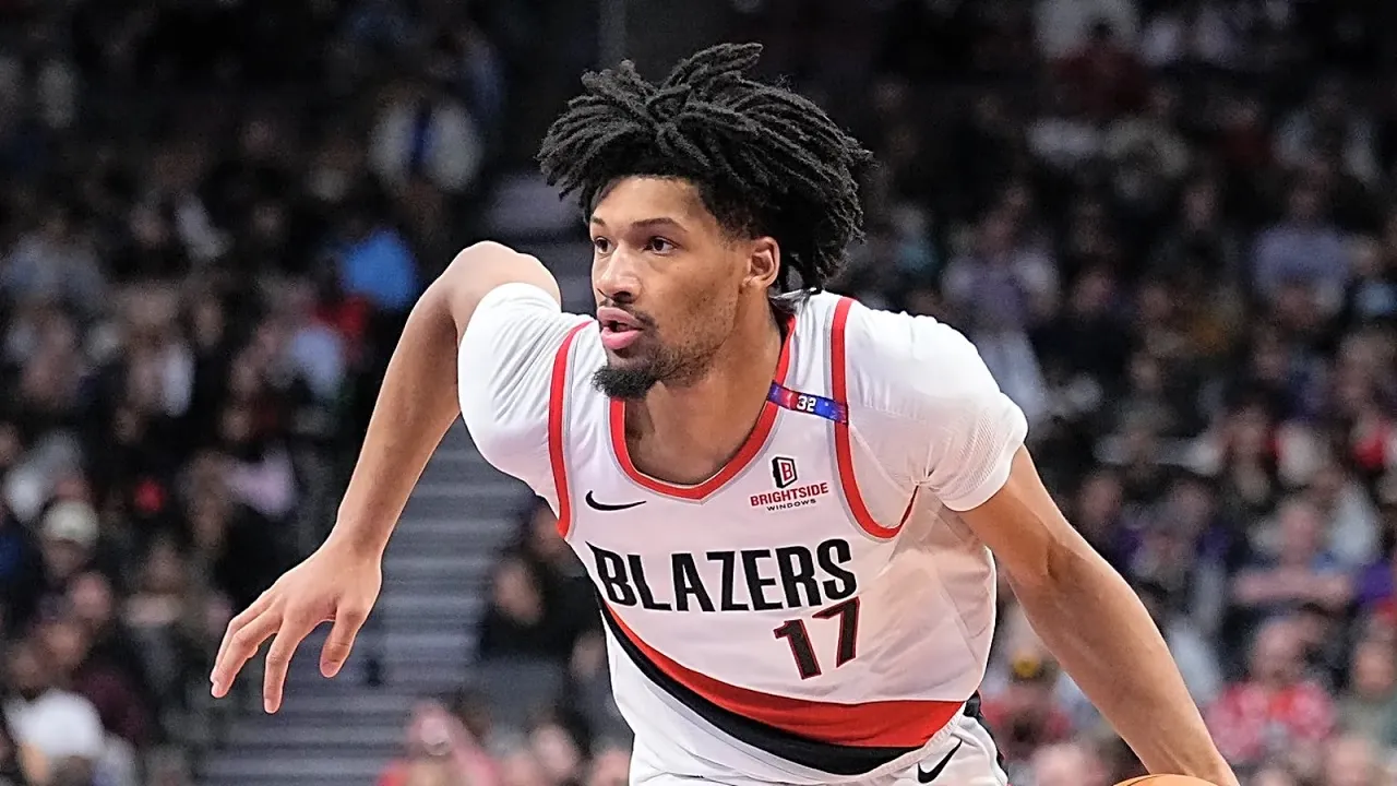 Shaedon Sharpe teken kontrak baru bersama Portland Trail Blazers. (Gambar: Yardbarker)