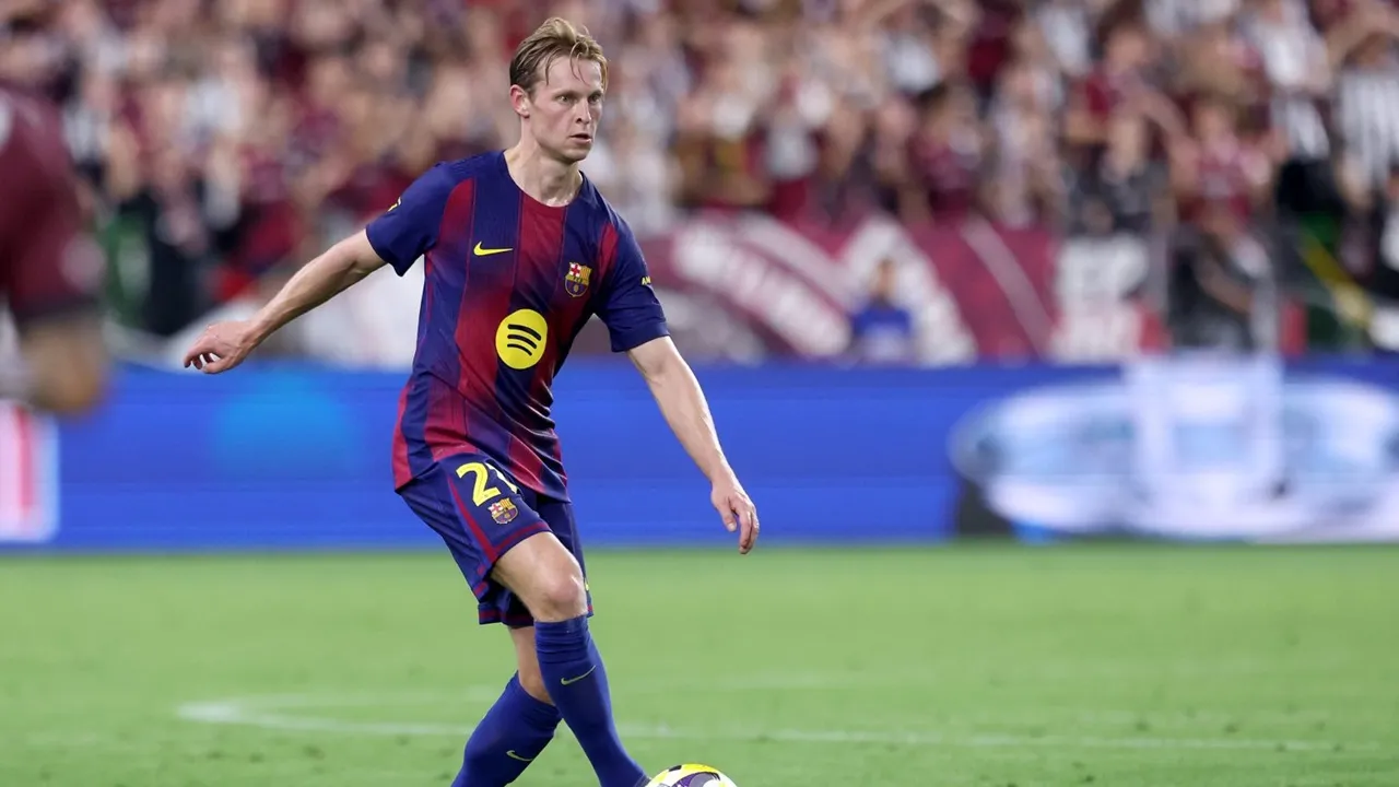 Frenkie de Jong Masih Belum Berlatih Jelang El Clasico