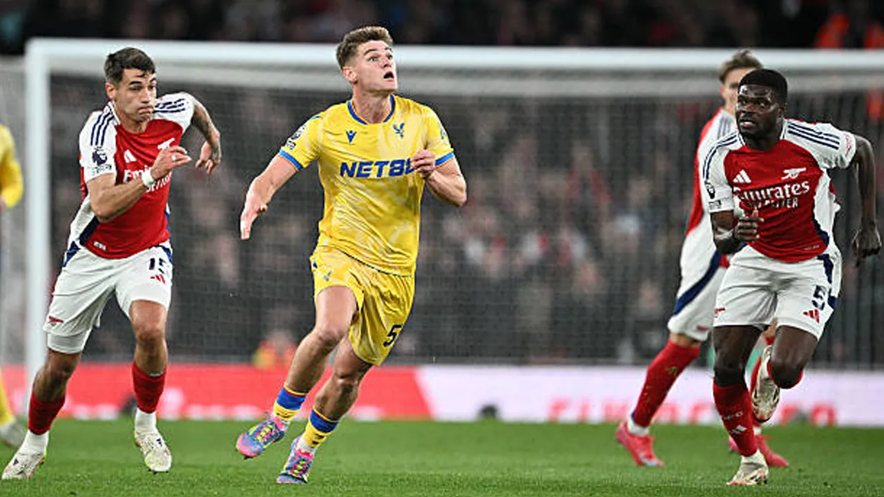 Arsenal vs Crystal Palace via gettyimages
