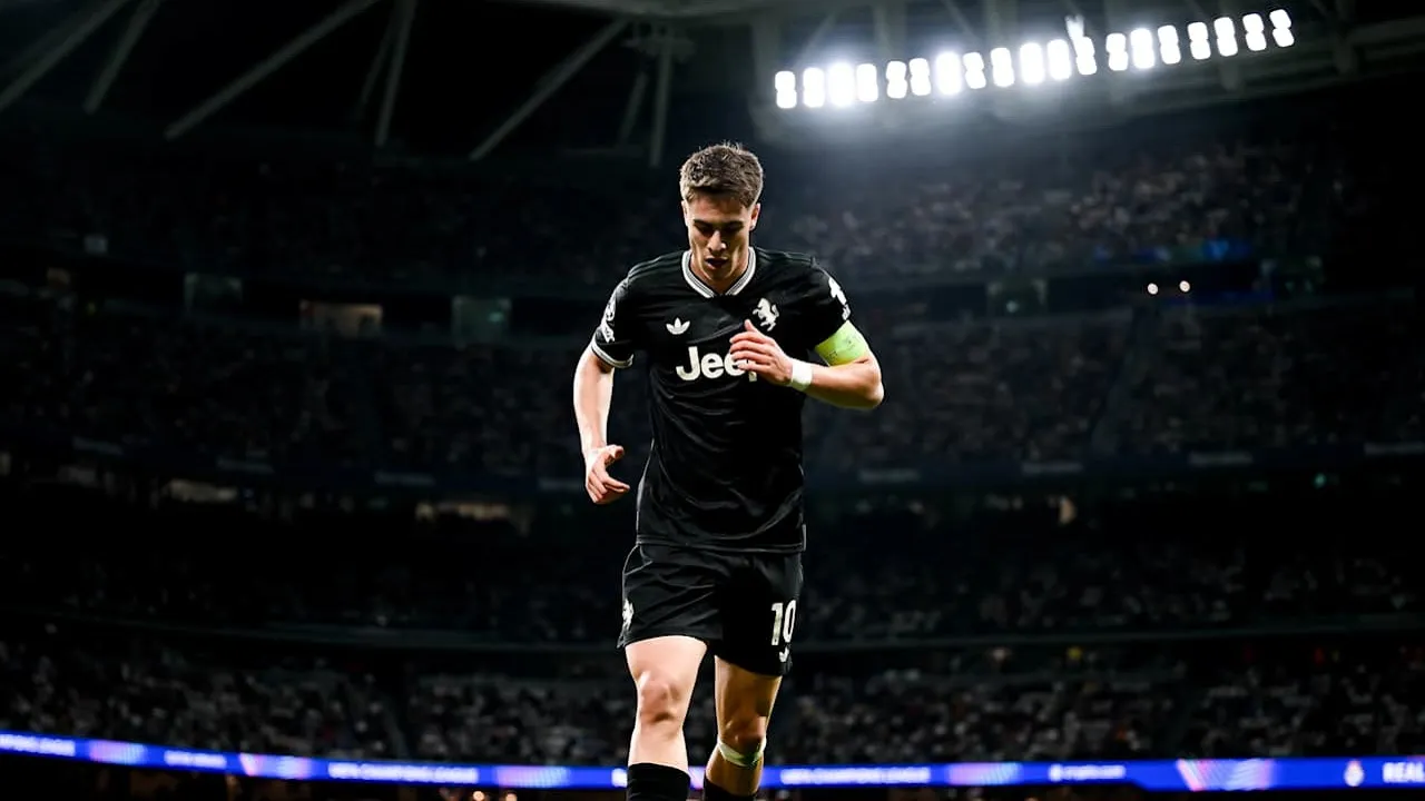 Kenan Yildiz ketika Juventus menghadapi Real Madrid (Image: Juventus)