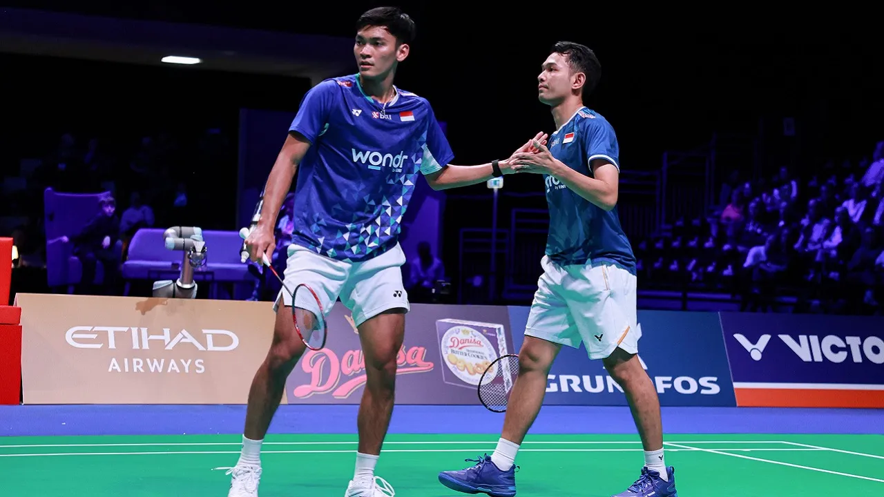 Fajar/Fikri ungkap kunci sukses melaju ke semifinal French Open 2025. (Gambar: PBSI)