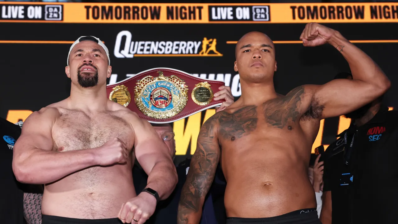 Joseph Parker Lebih Berat 20 Pound Dibanding Wardley Jelang Pertarungan