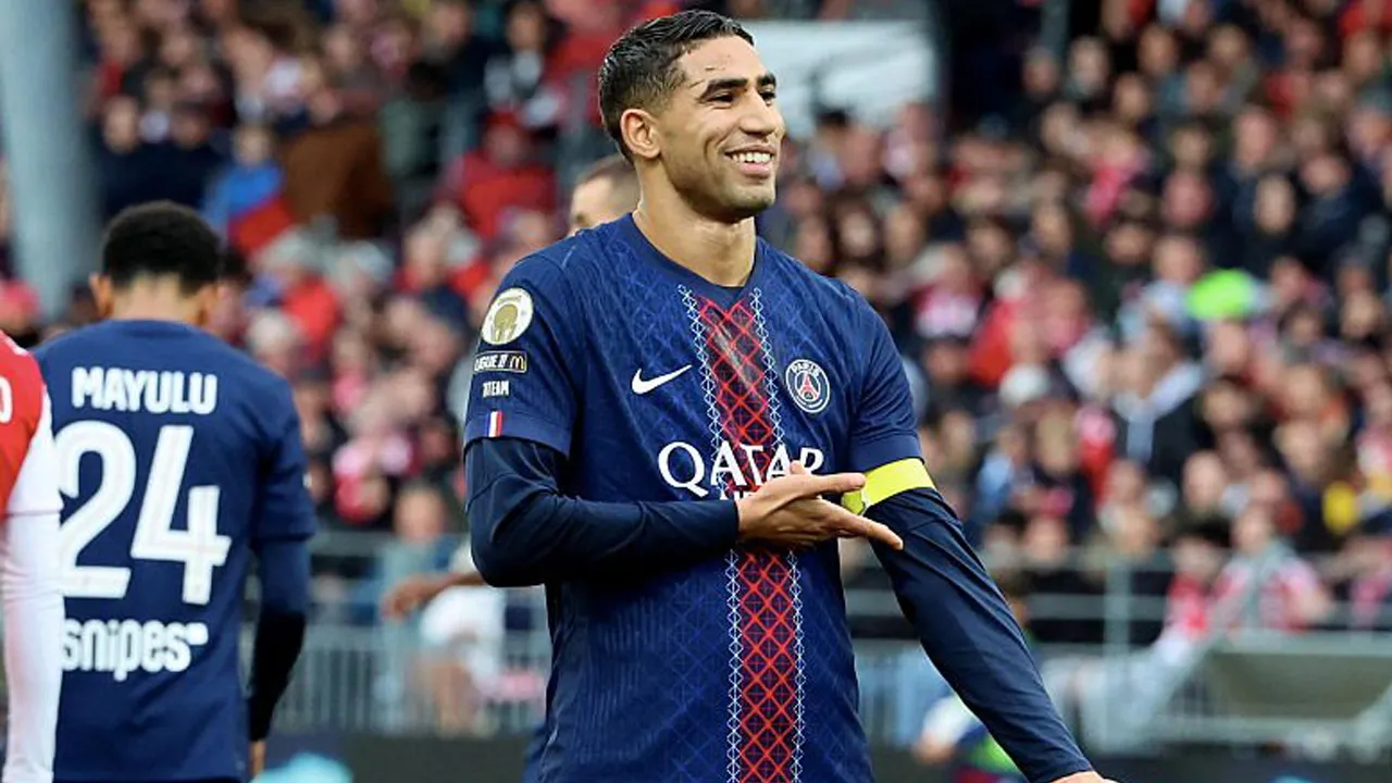 Bahagianya Achraf Hakimi Usai Bantu PSG Kalahkan Brest