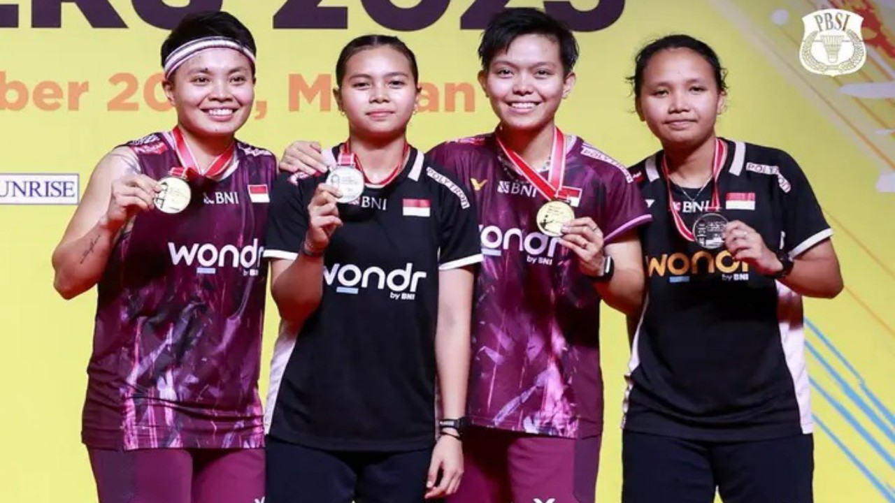 Menangi Derby, Apriyani/Fadia Juara Indonesia Masters Super 100