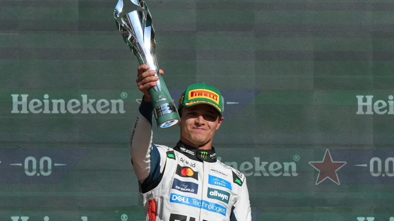 Tapi Gp Lando Norris Raih Kemenangan di GP Meksiko, Tapi Disambut Hujan ...