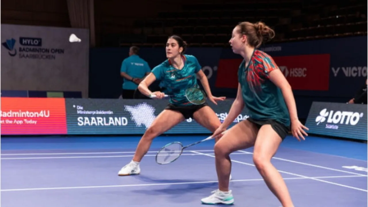 Selin Hubsch-Amelie Lehmann/[Foto:Badminton German]