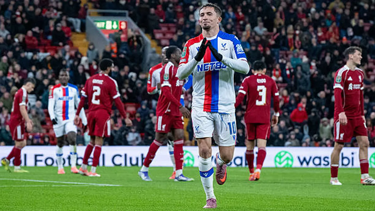 Liverpool vs Crystal Palace via gettyimages