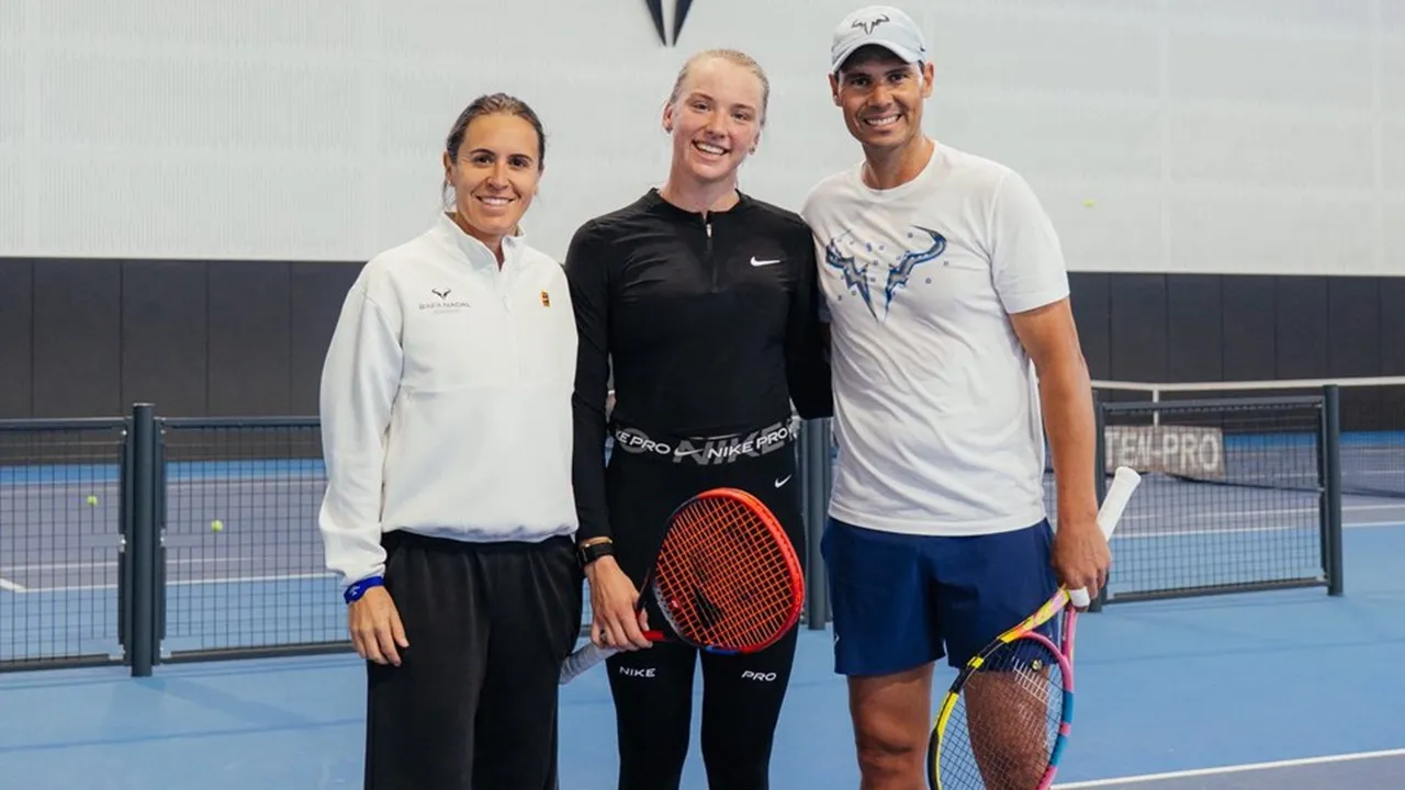 Rafael Nadal Kembali Berlatih Bersama Bintang Tenis Muda