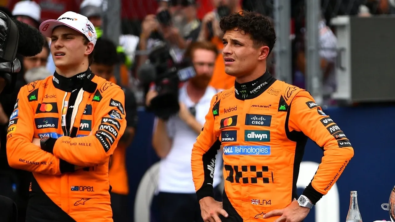 Oscar Piastri dan Lando Norris