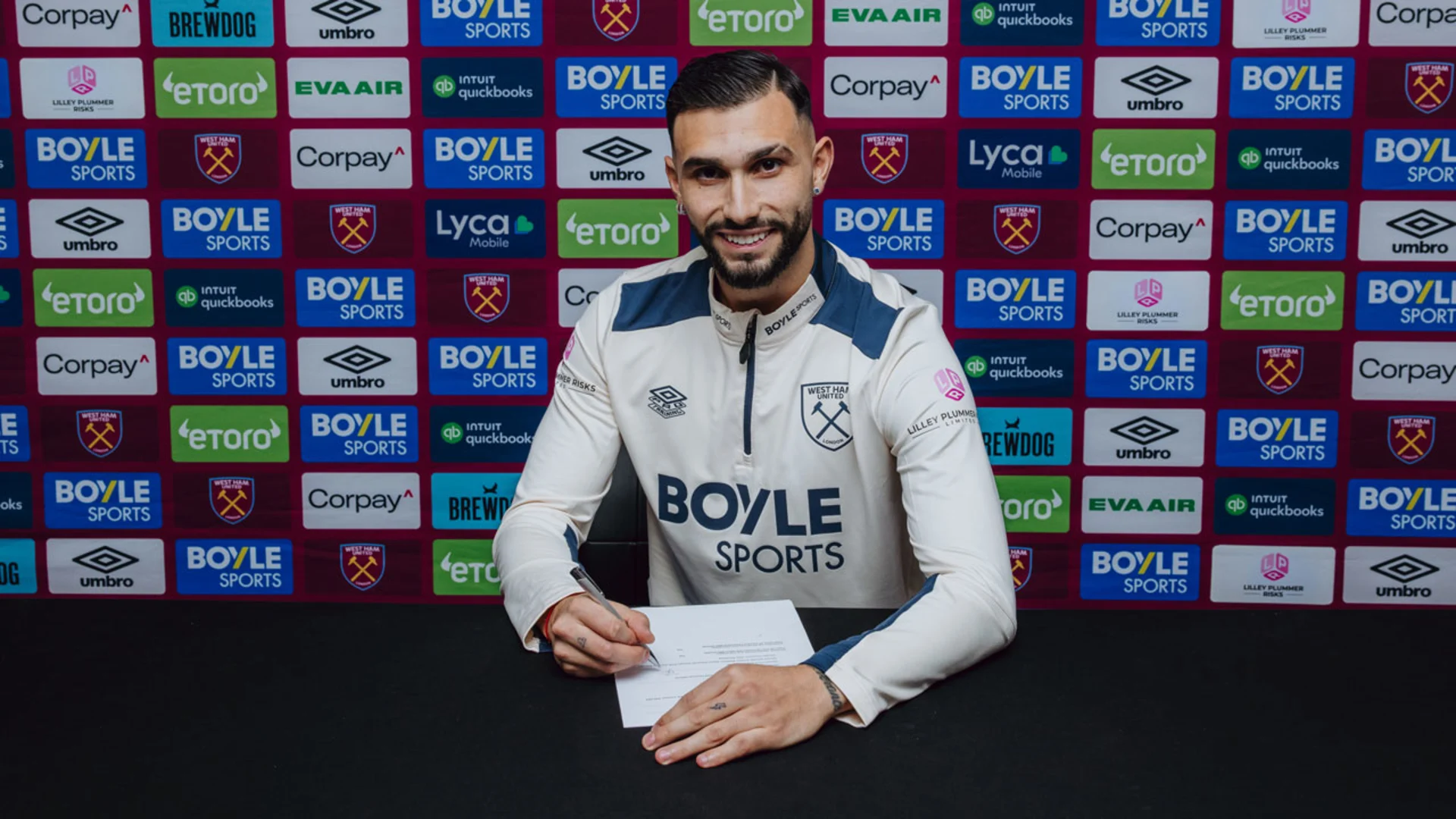 Resmi: West Ham Rekrut Castellanos dari Lazio