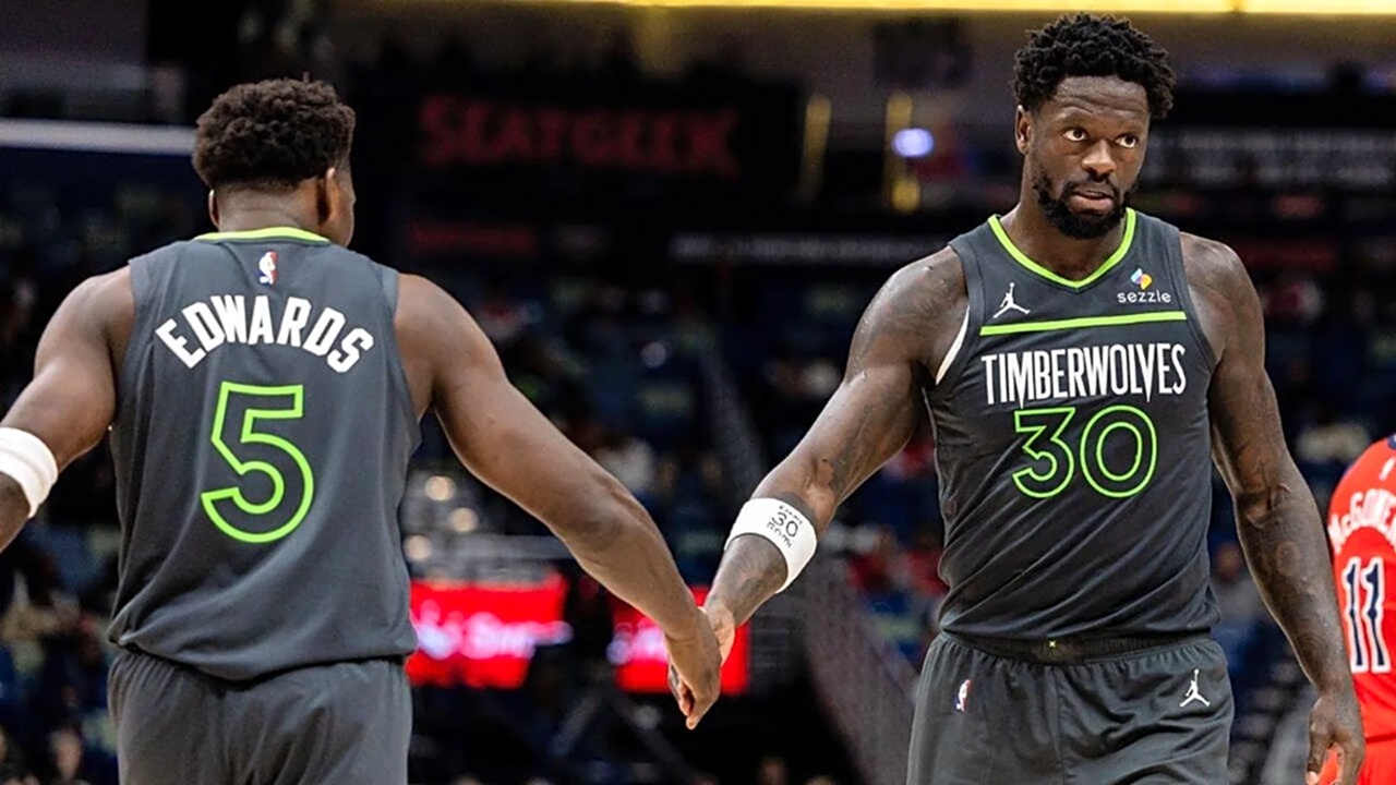 Anthony Edwards Terkesan dengan Penampilan Randle Usai Hentikan Wembanyama