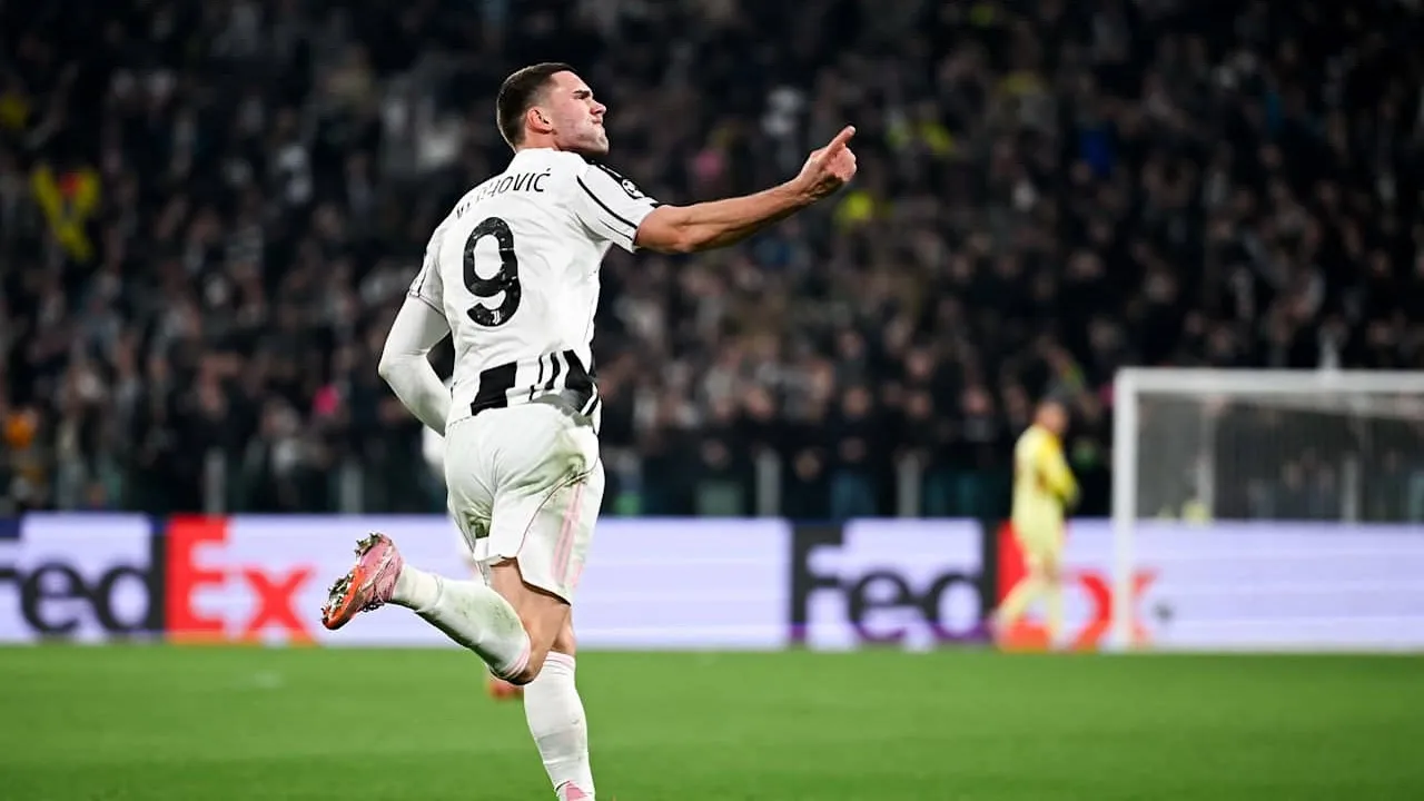 Striker Juventus Dusan Vlahovic (Image: Juventus)