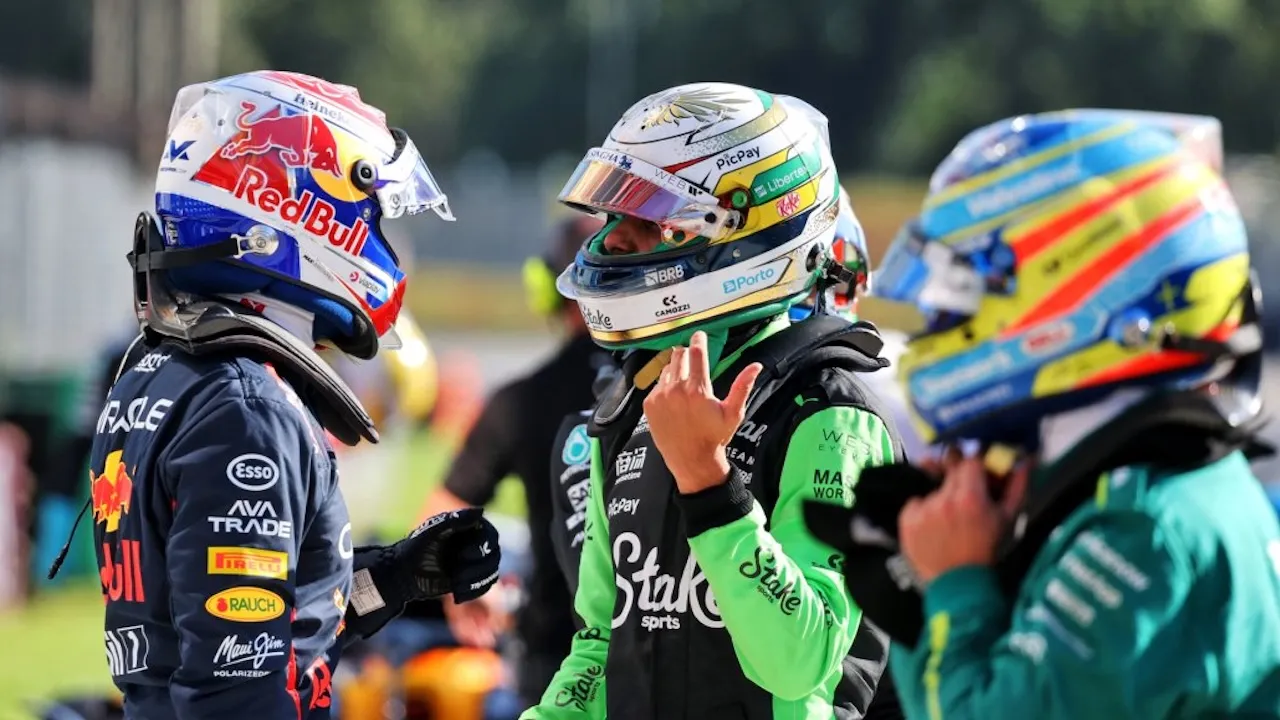 Max Verstappen dan Gabriel Bortoleto