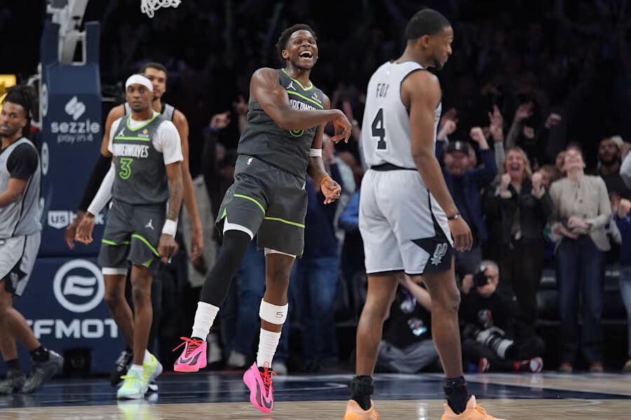 Timberwolves Atasi Spurs Setelah Tertinggal 19 Poin