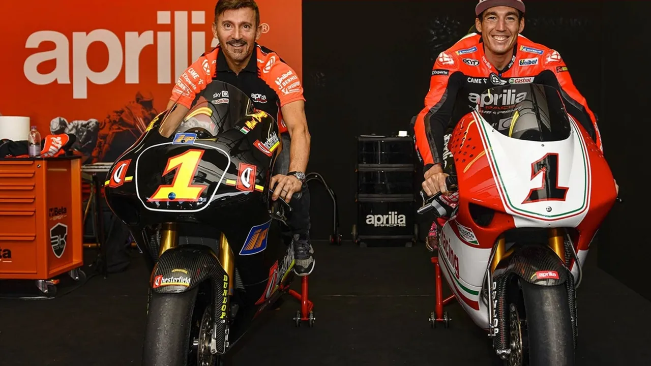 Max Biaggi dan Aleix Espargaro