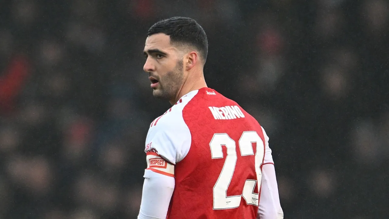 Gelandang Arsenal, Mikel Merino. (Foto: Stuart MacFarlane/Getty Images)