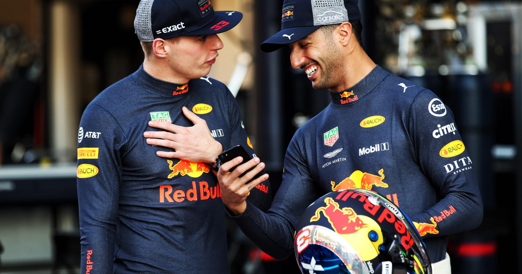 Max Verstappen dan Daniel Ricciardo Bertemu Lagi di Peluncuran Red Bull