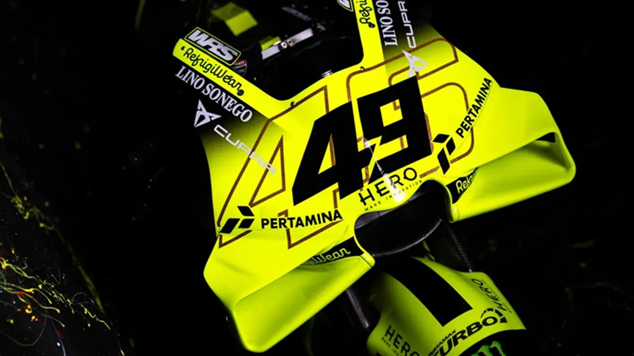 VR46 Racing Resmi Luncurkan Motor Baru, Didominasi Warna Kuning