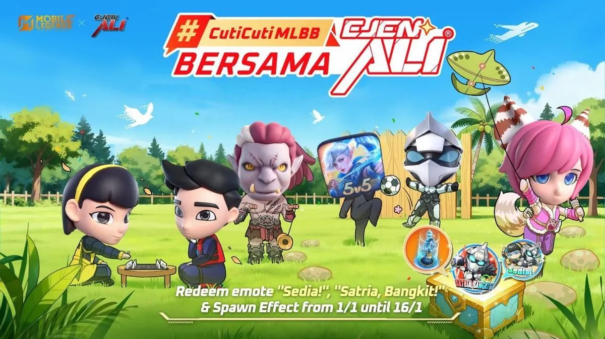 Kolaborasi Ejen Ali dan MLBB Hiasi M7 di Jakarta - sumber: (ggwp)