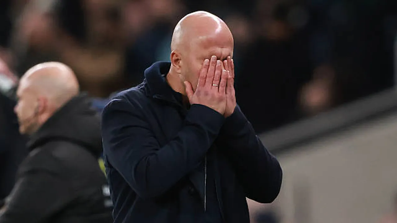 Arne Slot via gettyimages