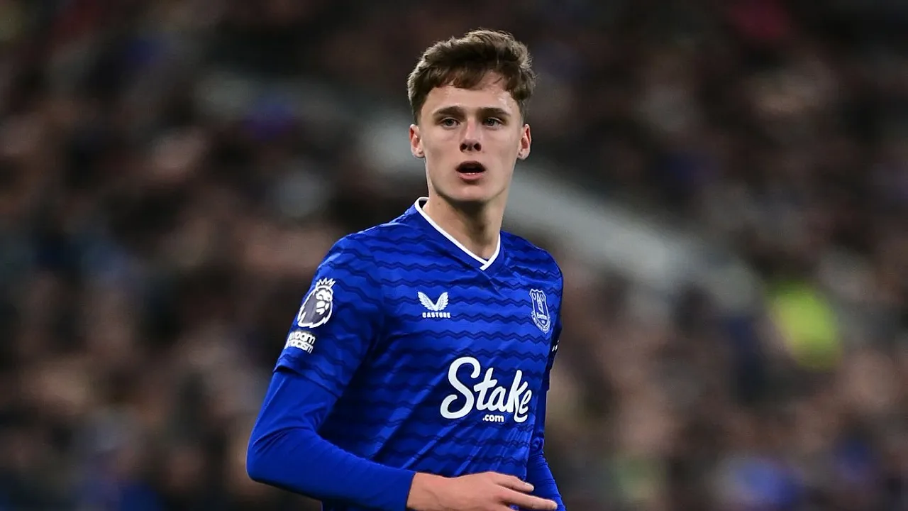 Gelandang Everton, Harrison Armstrong. (Foto: Richard Martin-Roberts - CameraSport via Getty Images)