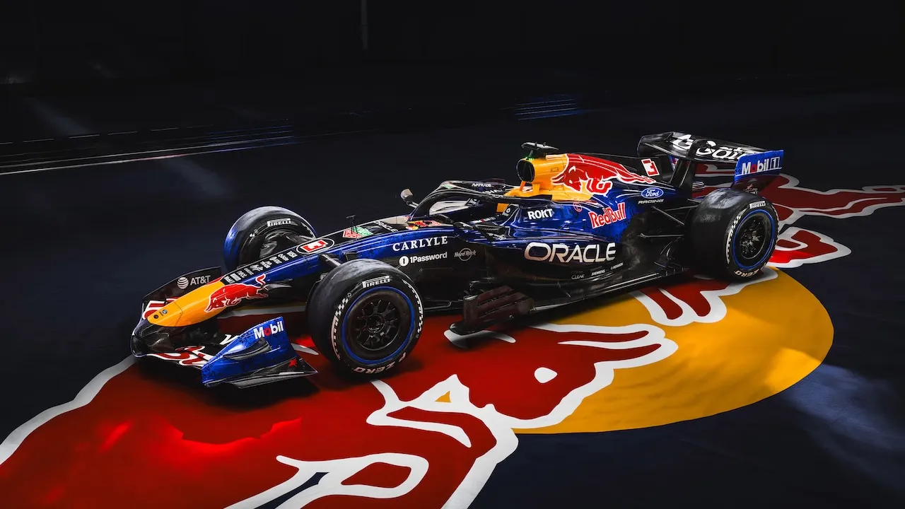 Red Bull memamerkan livery untuk mobil F1 2026