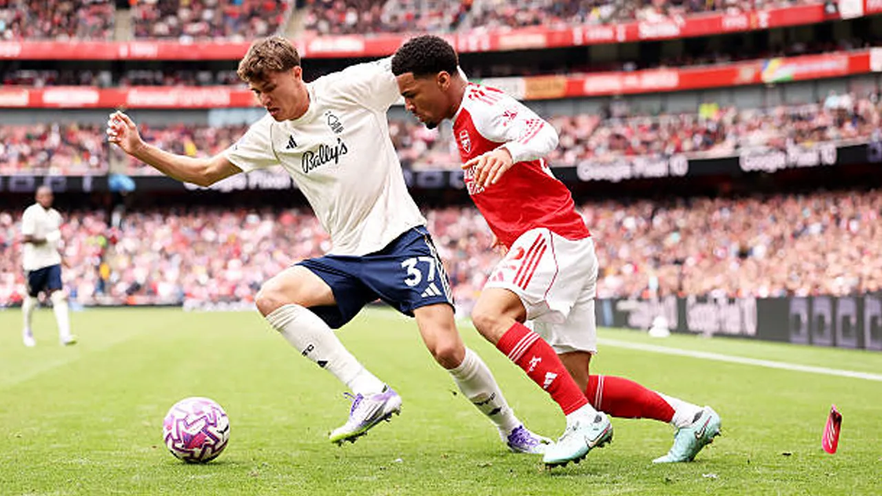 Nottingham Forest vs Arsenal / via Gettyimages