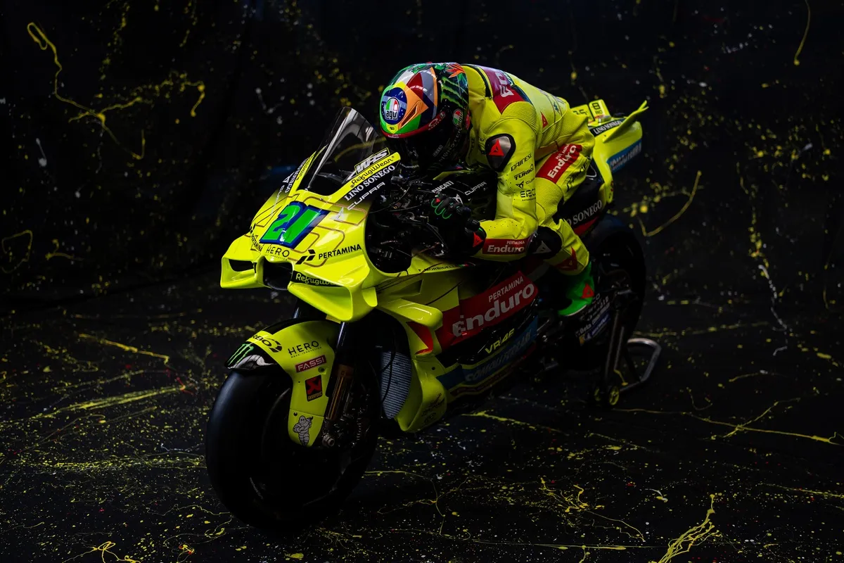 Ducati VR46 Kenalkan Livery Baru: Hitam dan Kuning Mendominasi - sumber: (motorsport)