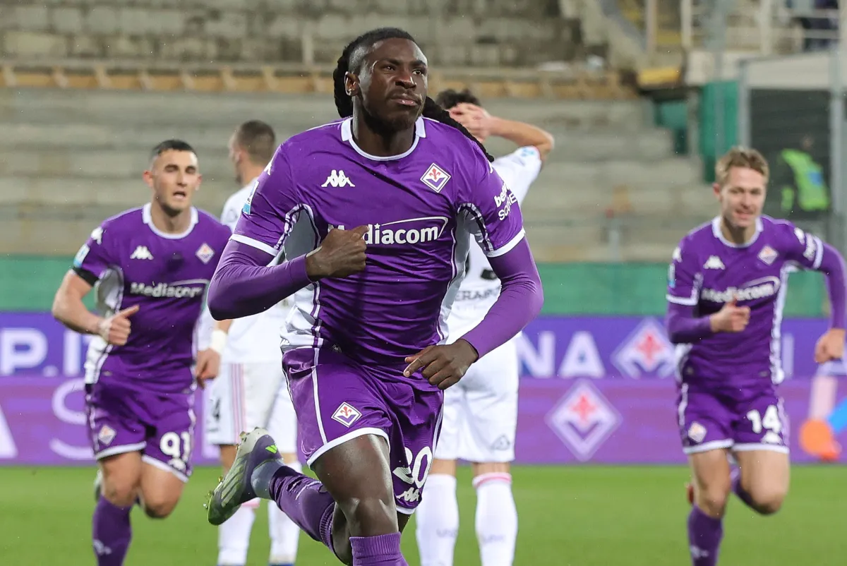 Moise Kean Absen di Laga Fiorentina vs Bologna - sumber: (footballitalia)