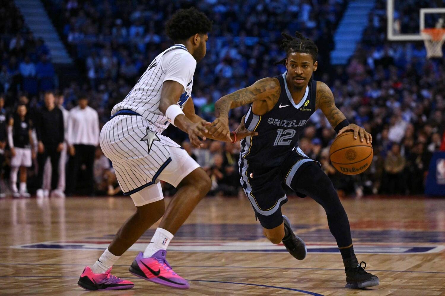Ja Morant Memimpin Grizzlies Tundukkan Magic di London - sumber: (mainbasket)