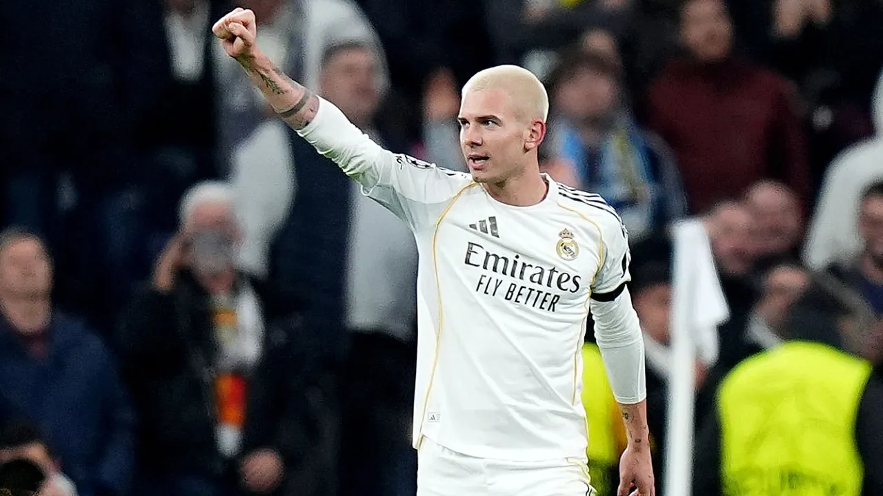 Gelandang Real Madrid, Franco Mastantuono.