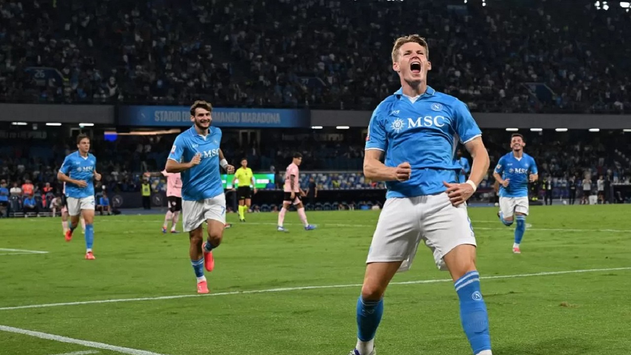 Gol Scott McTominay Jadi Sia-sia, Napoli Ditahan Imbang Copenhagen 1-1
