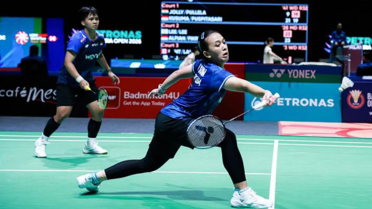 Indonesia Masters 2026: Febriana/Meilysa Susah Payah Kalahkan Hong Kong