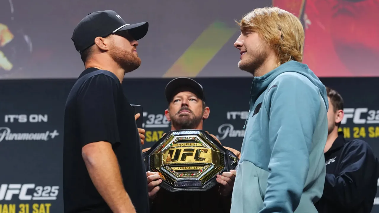 Paddy Pimblett (kanan) dan Justin Gaethje. (Foto: Fight TV)