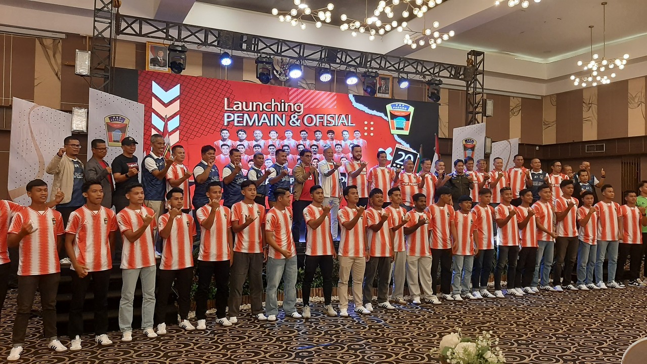 PSP Padang Targetkan Juara Liga 4, Rp195 Juta Terhimpun di Launching Tim