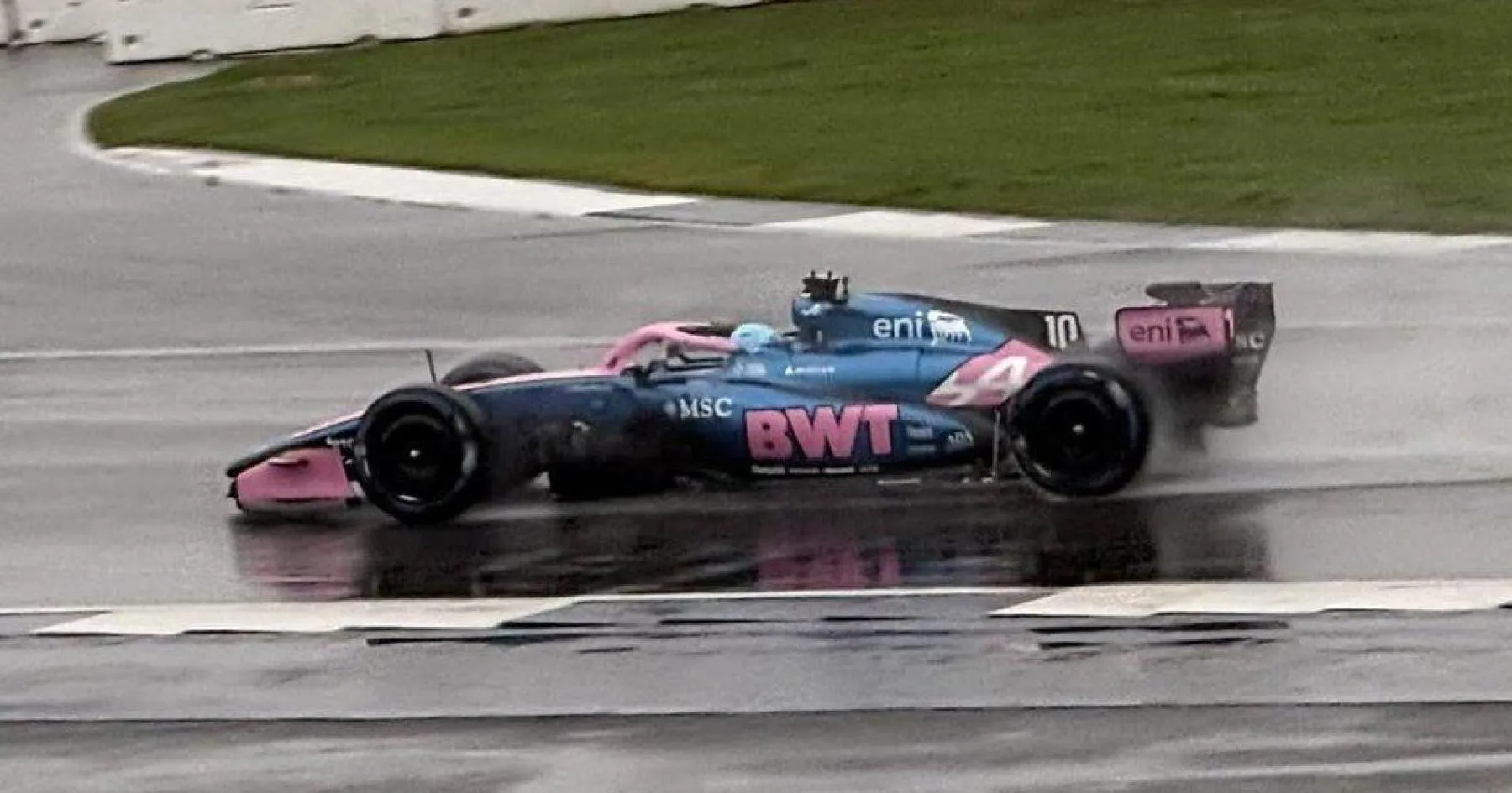 Rekaman Bocor: Uji Coba Basah Alpine di Silverstone - sumber: (racingnews365)
