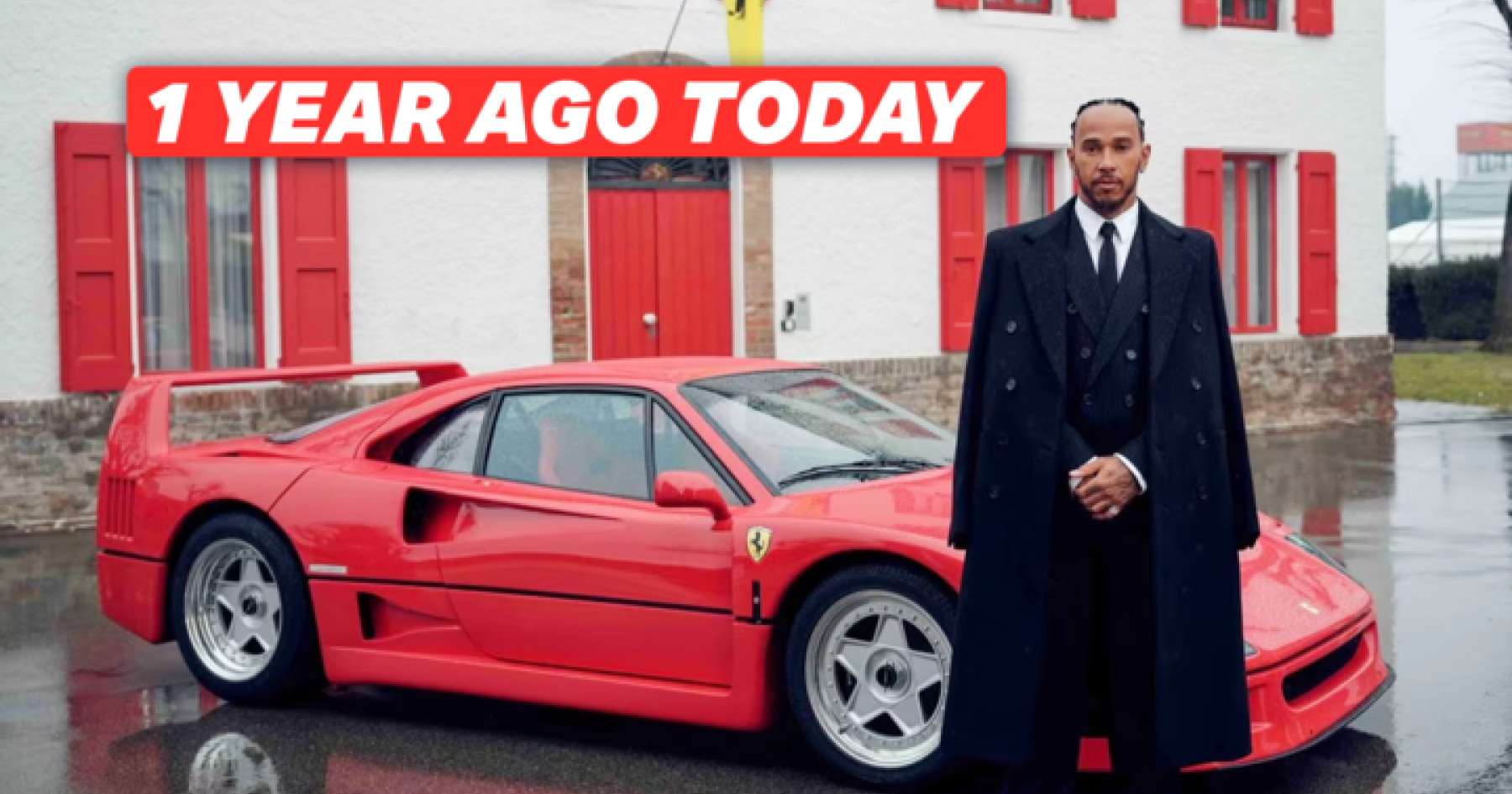 Setahun Berlalu: Hamilton dan Momen Viral di Ferrari - sumber: (racingnews365)