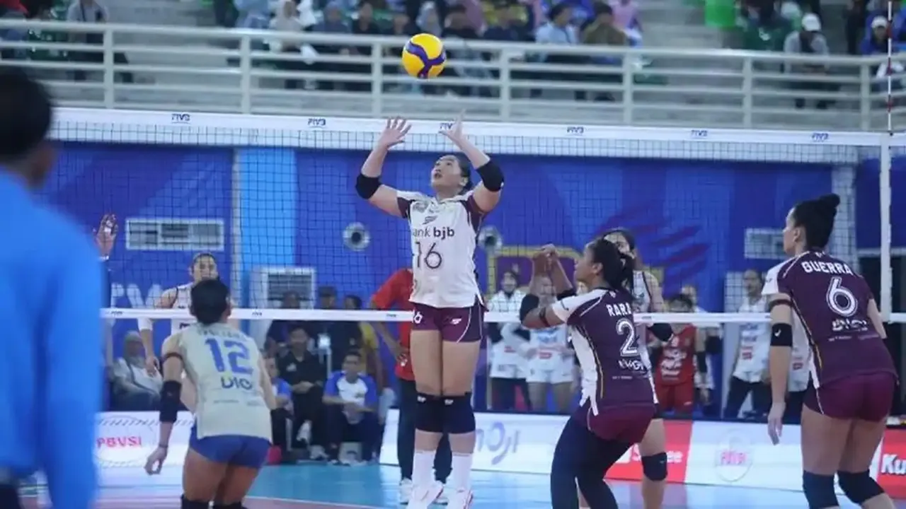 Bandung BJB Tandamata secara dramatis comeback lawab Jakarta Pertamina Enduro dalam lanjutan Proliga 2026