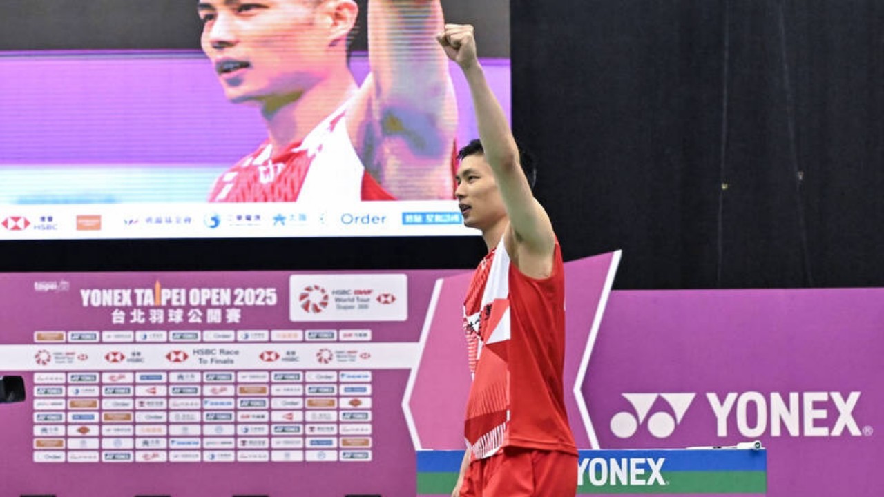 Indonesia Masters 2026: Chou Tien Chen Singkirkan Kidambi Srikanth