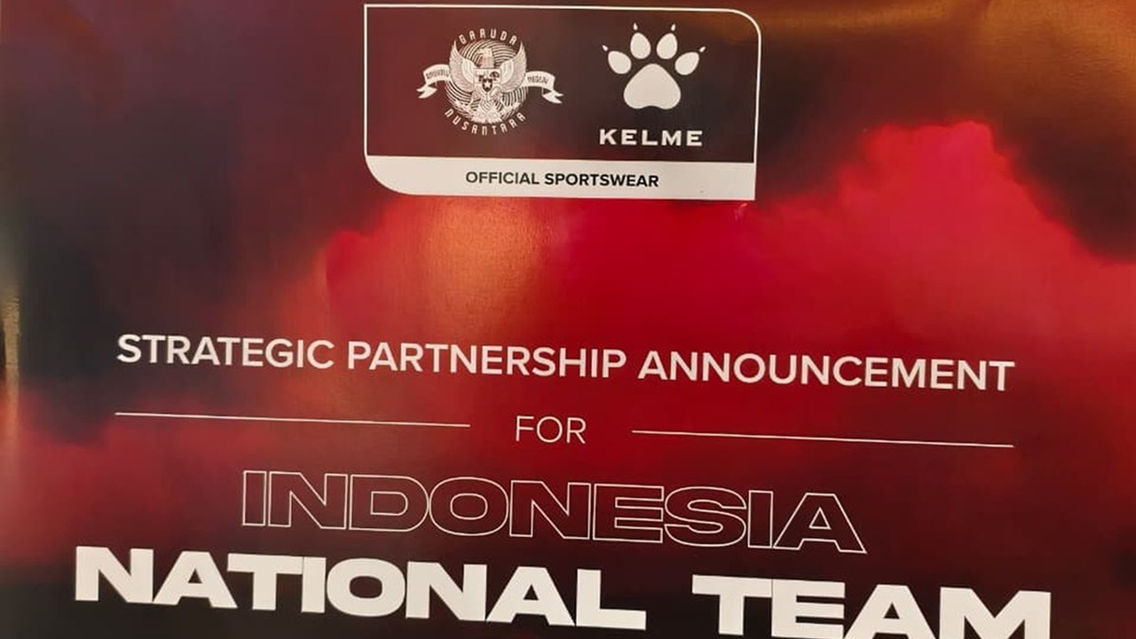 Kelme Resmi Jadi Apparel Timnas Indonesia Selama Empat Tahun Hingga 2030