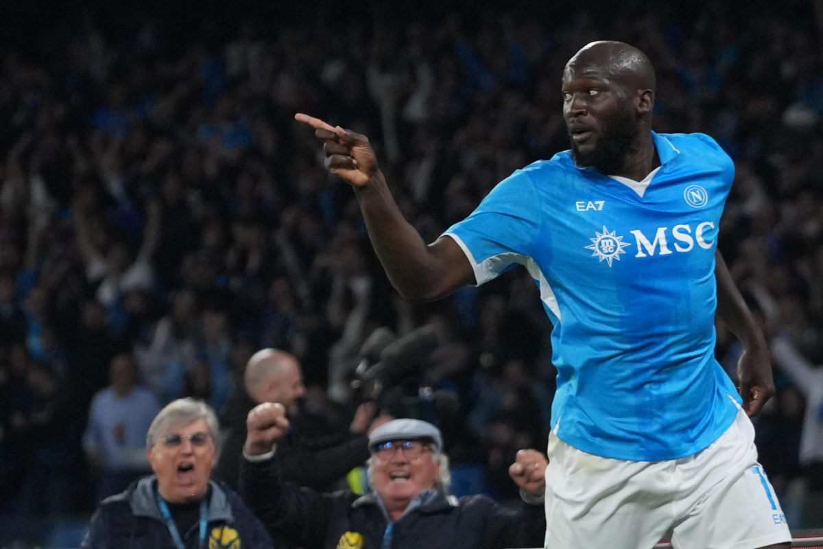 Lukaku Cetak Gol dalam Laga Comeback untuk Napoli