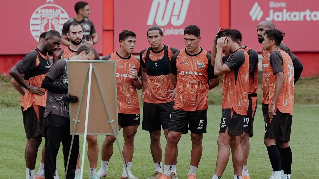 Persija Jakarta Optimis Menang, Absennya Sejumlah Pemain Pilar Bukan Alasan
