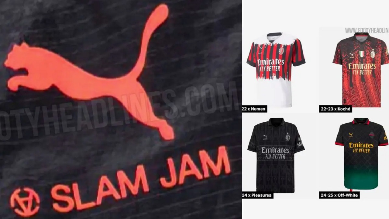 PUMA dan Slam Jam Kerjasama Rilis Jersey AC Milan Musim 2025/26