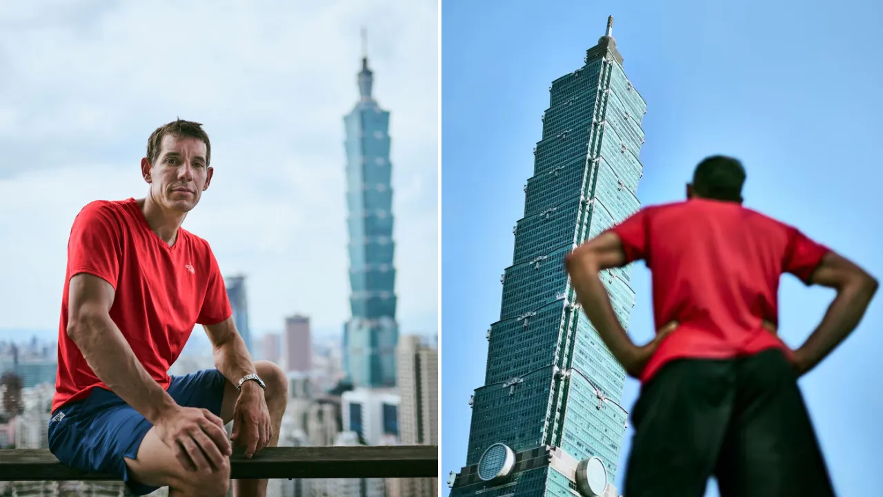 Aksi Free Solo Alex Honnold di Gedung Taipei 101 Ditunda Akibat Cuaca Buruk