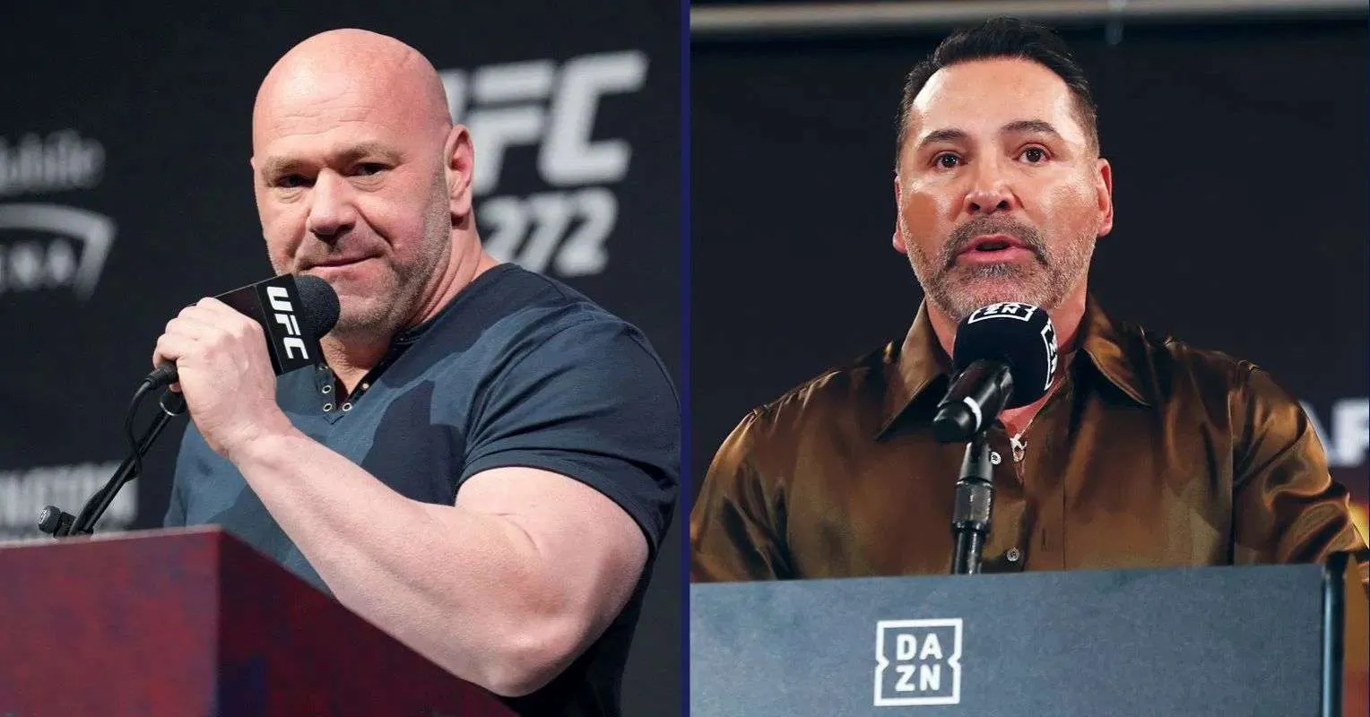 Dana White Balas Oscar De La Hoya Jelang Pertarungan Debut - sumber: (secondsout)