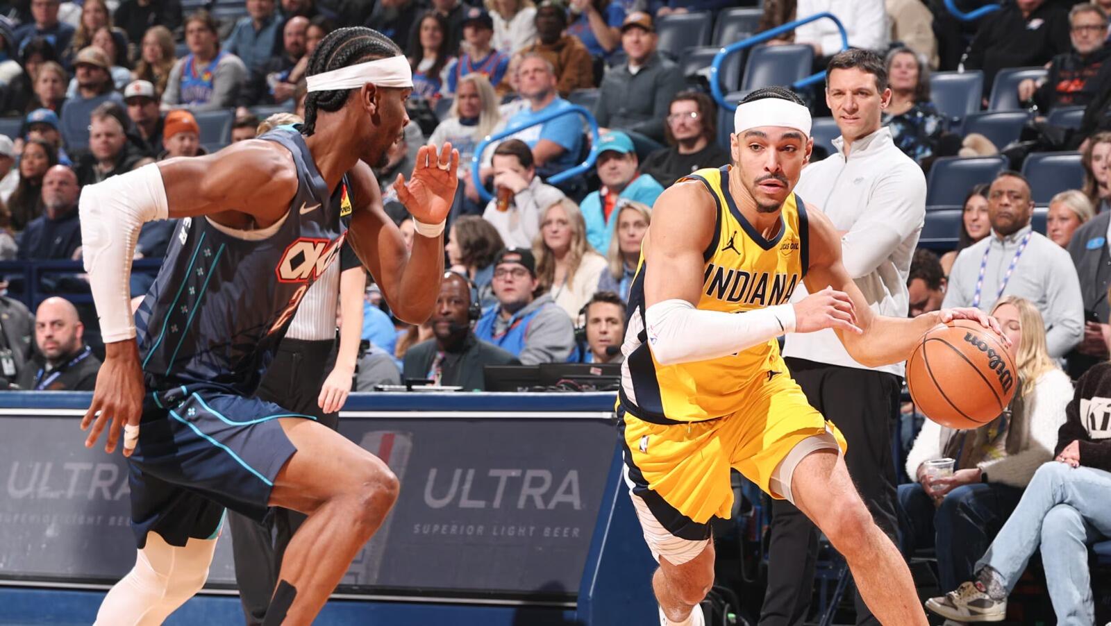 Pacers Tundukkan Thunder Lewat 16 Tripoin, Hentikan Shai