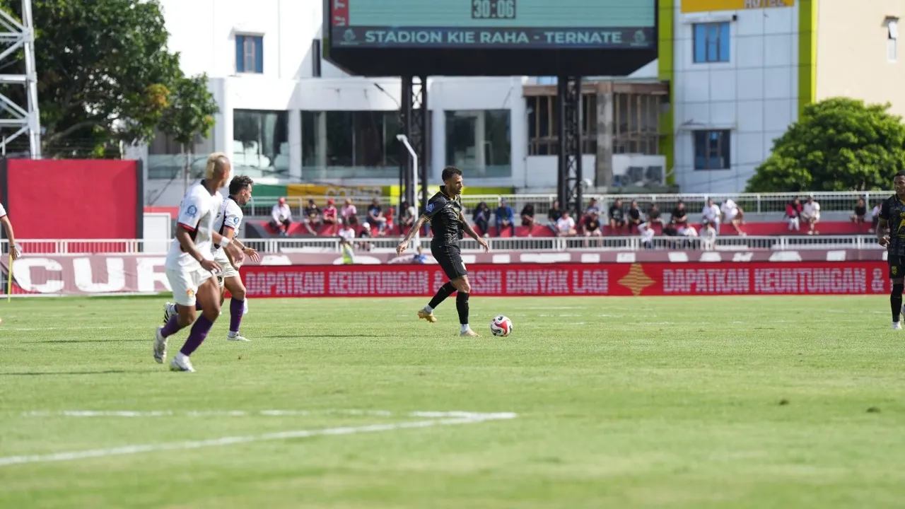 Malut United FC sukses menekuk Persik Kediri